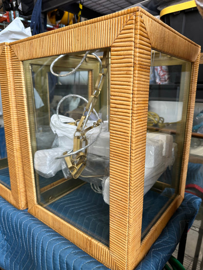 Huntington Rattan Lantern - The Home Decor Outlet
