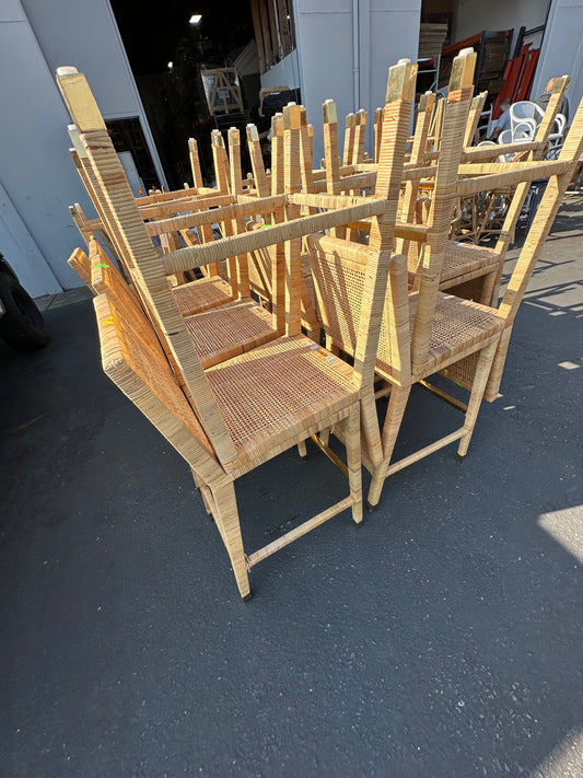 Balboa Rattan Bar Stool-Natural