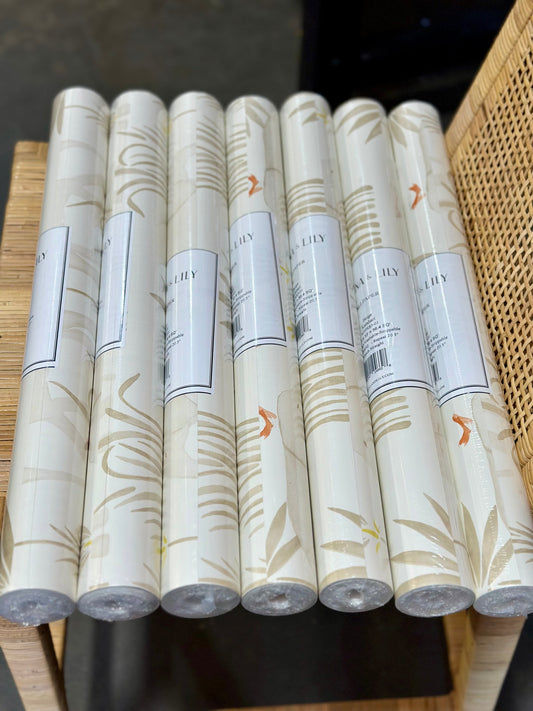 Kalahari Wallpaper (Unpasted/Traditional)-Beige