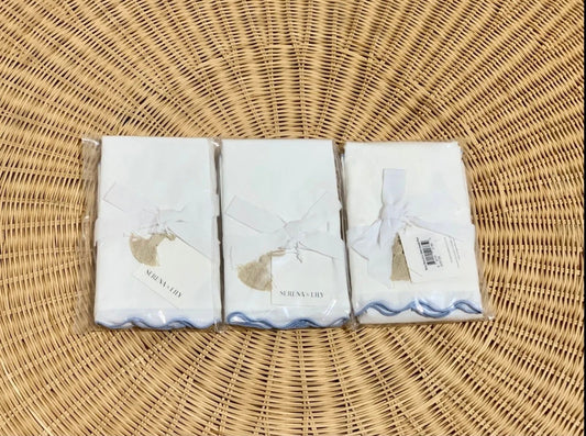 Wave Percale Euro Sham-Coastal Blue - The Home Decor Outlet