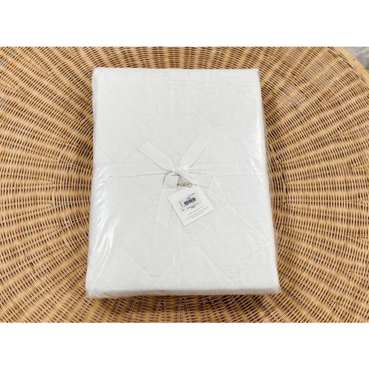 Augustine Quilt (Twin)-White