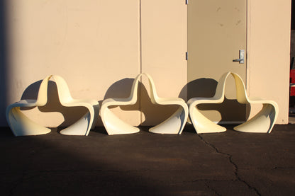 Panton Style “S” Chairs - The Home Decor Outlet