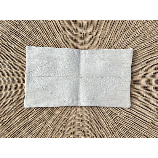 West Elm Jute Geo Pillow Cover (12”x21”)-Alabaster - The Home Decor Outlet