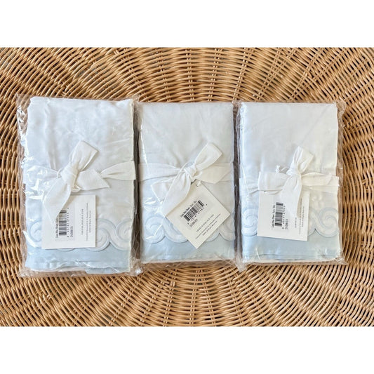 Cape May Sateen Euro Sham-Sky Blue