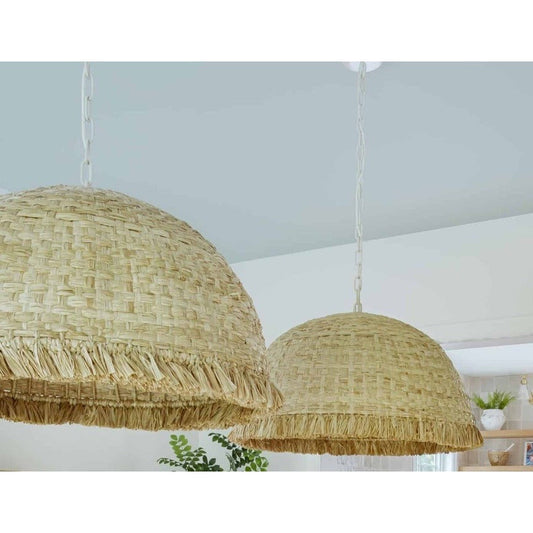 Palma Raffia Pendant-Natural