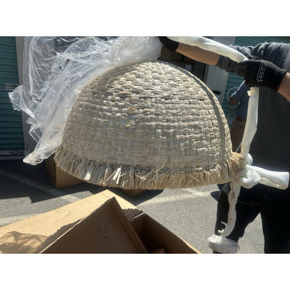 Palma Raffia Pendant-Natural