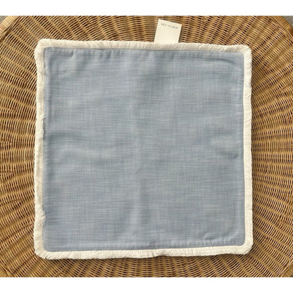 Ridgewater Perennials Outdoor Pillow Cover (22” SQ)-Blue