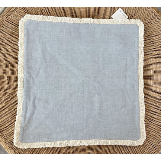 Bowden Pillow Cover (24” SQ)-Sky Blue