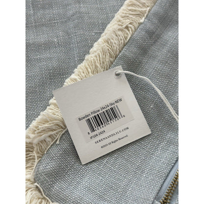 Bowden Pillow Cover (24” SQ)-Sky Blue