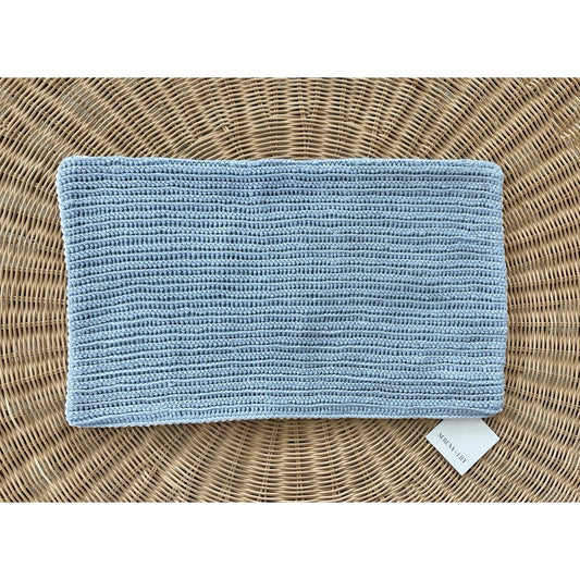 Tidal Pilllow Cover (12”x21”)-Coastal Blue
