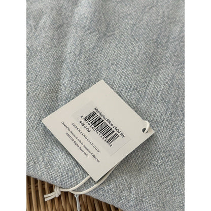 Mendocino Pillow Cover (14”x30”)-Sky Blue