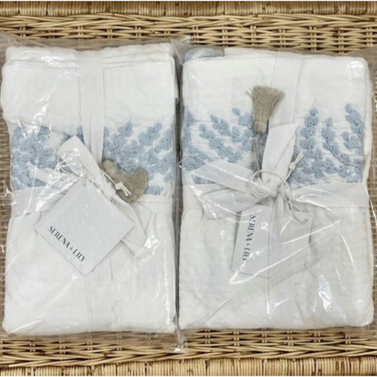 Westport Euro Shams (Set of 2)-Costal Blue - The Home Decor Outlet
