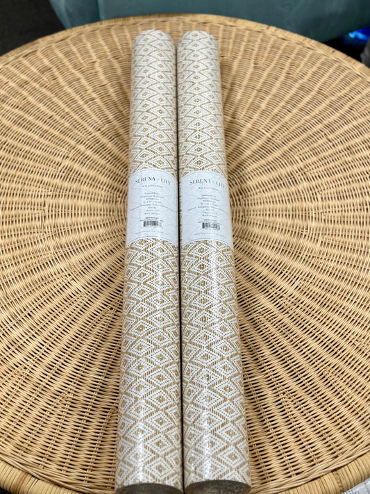 Martinique Wallpaper-Natural/White