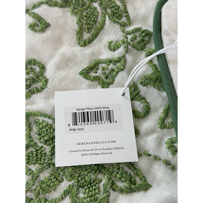 Marigot Pillow Cover (14”x22”)-Grass Green