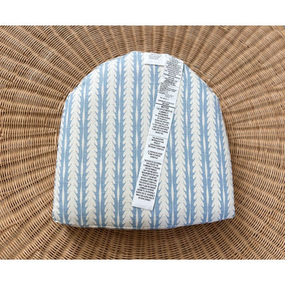 Avalon Indoor Rattan Dining Chair Cushion-Oceana Coastal Blue