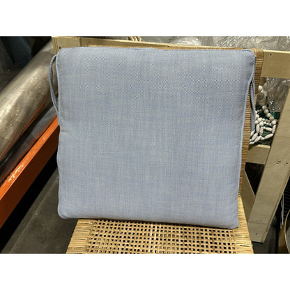 Eptos Dining Chair Cushion-Perennials Basketweave Coastal Blue