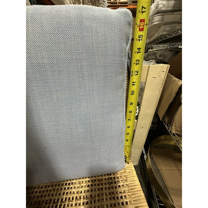 Eptos Dining Chair Cushion-Perennials Basketweave Coastal Blue