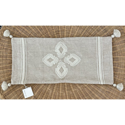Leighton Pillow Cover (14” x30”)-Doe Beige
