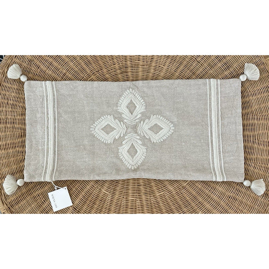 Leighton Pillow Cover (14” x30”)-Doe Beige
