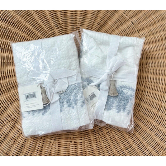 Westport King Shams (Set of 2)-Coastal Blue - The Home Decor Outlet