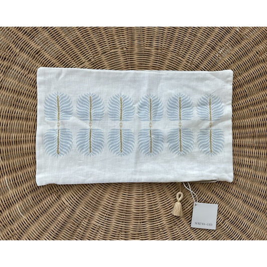 Granada Pillow Cover (12”x21”)-Coastal Blue